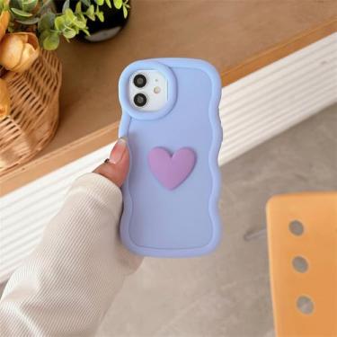 Imagem de Bonito 3d amor coração onda quadro caso de telefone para oneplus 11r ace2 12 12r ace3 nordn30 capa traseira à prova de choque, 4, para oneplus nordce2, 5g