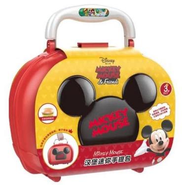 Imagem de Maleta Mickey Hamburgueria com 7 Acessorios Multikids