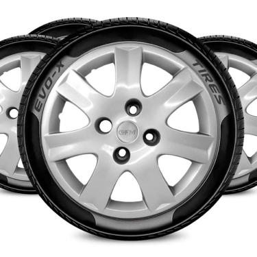 Imagem de Jogo Calota Aro 14 4x108 Design 206 Compatível Peugeot