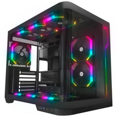 Imagem de Gabinete Redragon Wideload Extreme Vidro Curvo Preto