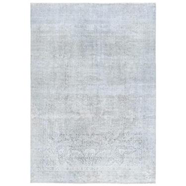 Imagem de Shahbanu Rugs Tapete Oriental Creme, vintage, rústico, aparência chique, lã atada à mão (2,7 m x 25,4 cm)