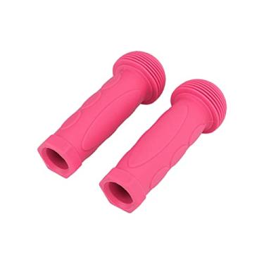 Imagem de 1 par de Garotas Garras de Bicicleta, Garça de Borracha de Borracha para Mini Scooters de Proteção à Alça de Freio de Bicicleta e Acessórios de Bicicleta para Crianças (Rosa)