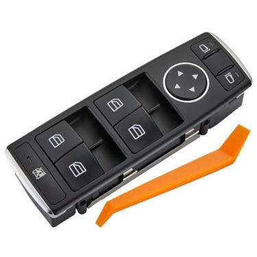 Imagem de ZAPOSTS Interruptor elétrico de janela serve para Mercedes-Benz CLA250, CLA45 AMG, GLE250, GLE350, GLE400, GLA250, GL350, B250, GLE550e 2013-2017. Interruptor mestre vidrios da porta de controle