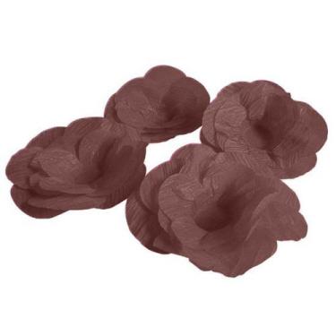 Imagem de 120 Forminhas para Festa Crepon Várias Cores - Fitas e Festas, Marrom 