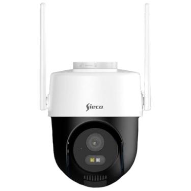Imagem de Sieco Câmera de Segurança Wi-Fi 360º S38pt, 4MP Ultra HD, IP65, Visão Noturna, Áudio Bidirecional, Detecção de Movimento, Compatível com Alexa e Google, Armazenamento até 512GB, Monitoramento Remoto