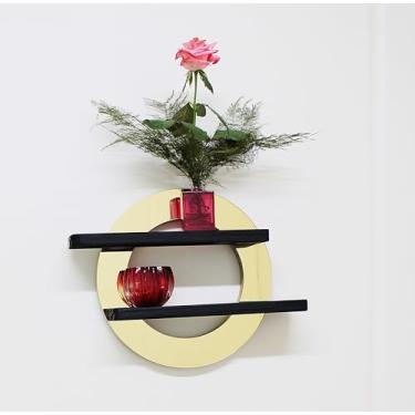 Imagem de Prateleira Decorativa Moderna (Dourado, Médio)