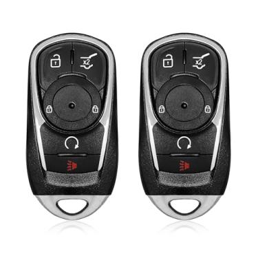 Imagem de Controle remoto de entrada sem chave para carro HYQ4AA 315MHz 5 botões de substituição para Buick Envision Encore 2017-2020 - pacote com 2