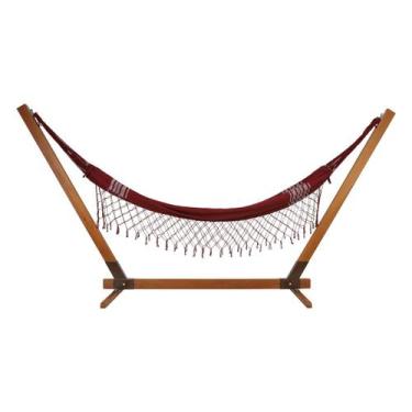 Imagem de Suporte de Madeira Para Rede de Descanso - Multidecor