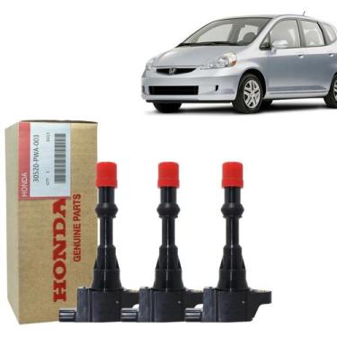 Imagem de 3 bobinas de ignição dianteira fit 2004 a 2008 cm11109 - HONDA