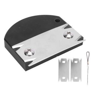 Imagem de Bordas de Madeira Aparador Com Alça Curva Design Leve Espessado 2 Cabeças de Substituição para PVC ABS Madeira Compensada Tamanho Compacto Liga Aço Pendurado Corda Madeira Bordas