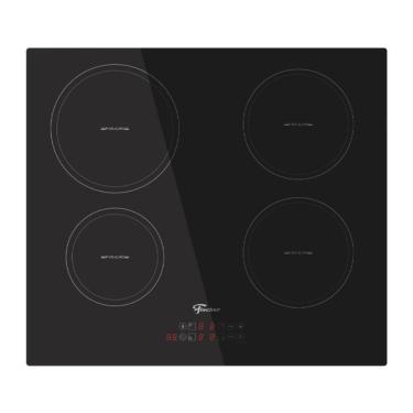 Imagem de Cooktop Fischer 4 Bocas Por Indução Mesa Vitroceramica Touch Fischer 220V