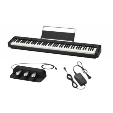 Imagem de Piano Digital Casio CDP-S160 Preto - 88 Teclas + Pedal Triplo