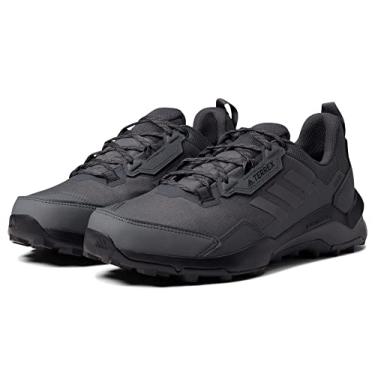 Imagem de adidas Tênis masculino Terrex AX4 Primegreen RAIN.RDY para caminhada, Cinza seis/cinza quatro/núcleo preto, 7.5