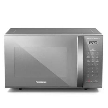 Imagem de Micro-ondas Panasonic Tecnologia Dupla Refeição 27 Litros Prata 110V
