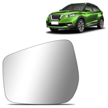 Imagem de Lente retrovisor nissan kicks  2017 2018 201 novo - METAGAL