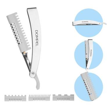 Imagem de Navalha de Barbear Barbeiro Rosto Profissional Desfiar Retrátil Cabo I