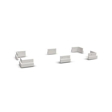 Imagem de Módulo Cozinha Kappesberg Maxxi Kit c/ 6 Pés pvc B111 Branco-Kappesberg