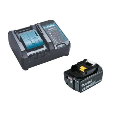 Imagem de Kit Carregador Bivolt + Bateria 18V 6AH DC18WC + BL1860B Makita