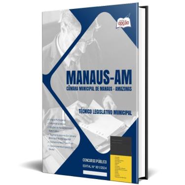 Imagem de Apostila Câmara Manaus Am 2024 Técnico Legislativo Municipal