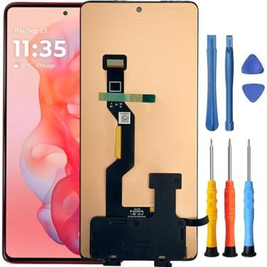 Imagem de Foufinin Substituição de tela para Motorola G Stylus 5G 2024 para Moto G Stylus 5G 2024 XT2419-1 XT2419-2 Display LCD Touch Digitalizador Assembléia com ferramentas preta