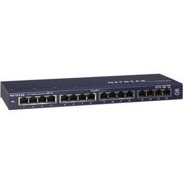 Imagem de Switch não gerenciado Gigabit Ethernet de 16 portas netgear GS116NA