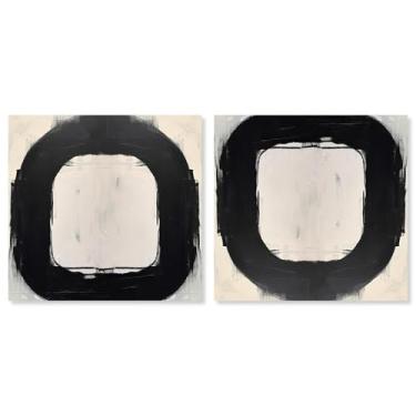 Imagem de Art Remedy Tela de arte boho elegante, 30,5 cm x 30,5 cm, envolto em galeria, este conjunto de portal