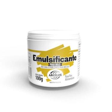 Imagem de Emulsificante Para Bolos Sorvetes etc Pote 100g Arcolor