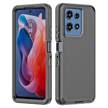 Imagem de Ranyi Capa para celular Motorola Moto G 2025 XT2513V, proteção total de camada dupla, proteção contra choque, proteção de choque, capa robusta para smartphone Motorola Moto G 5G 2025 de 6,7 polegadas