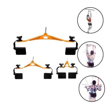 Imagem de Kit 3 Puxadores Anatômicos com Regulagem de Ângulo - Rei do Fitness