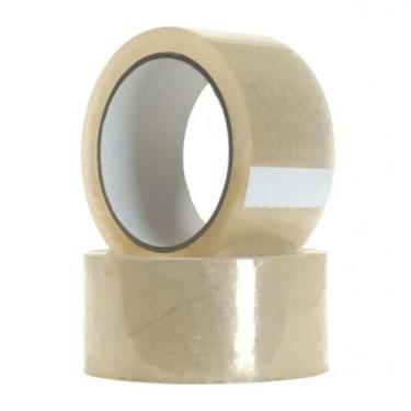 Imagem de Fita adesiva transparente para empacotamento 45mm x 40m, alto poder de
