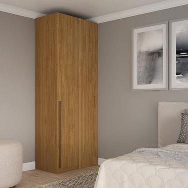 Imagem de Guarda-roupa de Canto Reto Modular Altezza Freijó