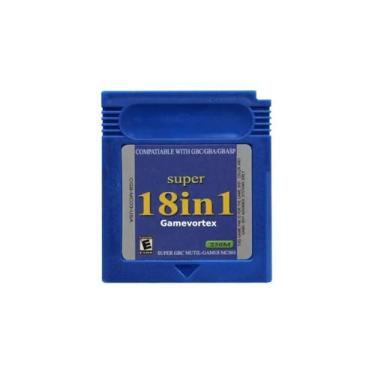 Imagem de Super Cartridge 18 in 1 Game Boy Color GBC 16bits, Video Game Cartridge Card For Handheld Consoles