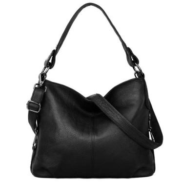 Imagem de Bolsa de ombro YALUXE de couro genuíno Hobo para mulheres