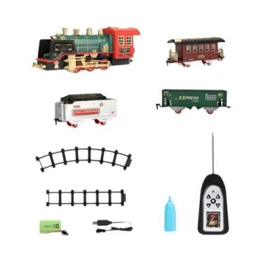 Imagem de Trem a Vapor com Controle Remoto - Brinquedo Educacional Infantil, Tre