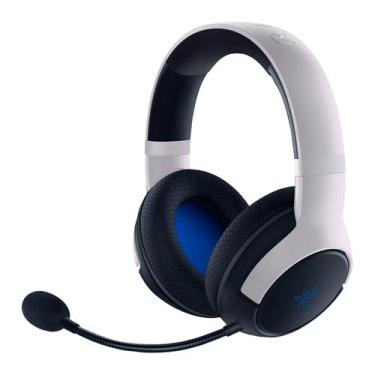 Imagem de Headset Gamer Razer Kaira Para Play5 Sem Fio 50mm, preto/branco
