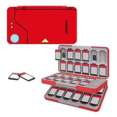 Imagem de Case Magnético Jogo Nintendo Switch Pokedex Pokémon 48 Cartucho - Gené