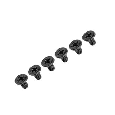 Imagem de ZAHARA 6 peças de substituição de parafusos de capa inferior inferior preta para Lenovo Yoga C930-13IKB 81C4 / Yoga C930-13IKB Glass 81EQ