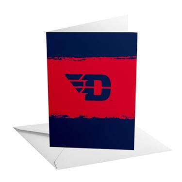 Imagem de Desert Cactus University of Dayton 12,5 x 17,8 cm, cartolina dobrada única UD com envelope para celebração de festa oficialmente licenciada (cartão B de 12 x 18 cm - branco)
