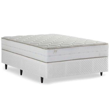 Imagem de Cama Box de Casal Herval Joy de Espuma Alto Suporte, 67x138x188 cm