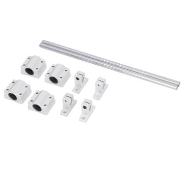 Imagem de Lâmina de Trilho Linear, Trilho de Guia Linear 4pcs Com 2pcs Hastes de Metal Hastes de Deslizamento Slide Suport Kit para Machine Tool CNC Tool (Eixo 10-250 Conjunto)