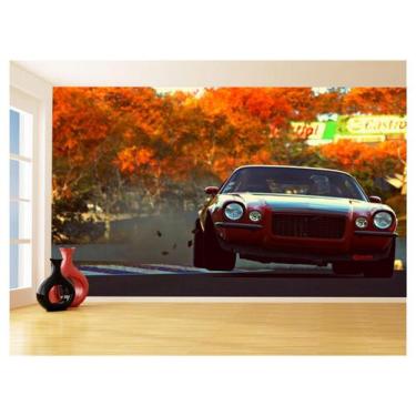 Imagem de Papel De Parede 3D Carro Antigo Clássico Vintage 3,5M Cxr16 - Você Dec