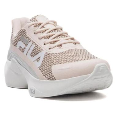 Imagem de Tênis Fila Progress Lite Feminino - Bege e Cinza