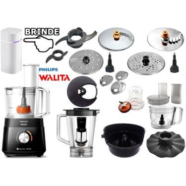 Imagem de Multiprocessador 1000w 220v com 21 itens com 2 anos de garantia cortes