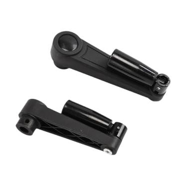 Imagem de Ioensy 2x Manivela de Nylon com Mão Giratória e Furo de Instalação Redondo, Punho para Furadeira de Pressão, Manivela Giratória para Contraponto de Madeira