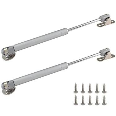 Imagem de Augiimor Suporte de elevação a gás de 120N/11,8 kg, mola de gás hidráulica de 25,4 cm, suporte de elevação de segurança, suporte pneumático para elevação de porta de armário para caixa de brinquedo, pacote com 2
