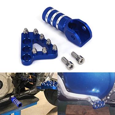 Imagem de Pedal de freio traseiro da placa de freio para câmbio de engrenagem para SMC690 SUPERMOTOR ENDURO DUKE 690 SUPERENDUROR ADVENTURE ADVENTURES 950 990 motocicletas 125-530cc motocicleta motocicleta sujeira bicicleta azul