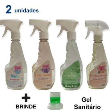 Imagem de 2 Facilitador Passar Roupa Tecido Perfumado Aroma Senalândia Borrifado