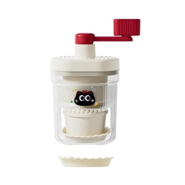 Imagem de Bothyi de gelo manual, máquina de raspadinha leve, raspador de gelo rotativo para camping, festa, bar em casa, Branco E Vermelho