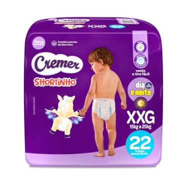Imagem de Fralda Cremer Shortinho Jumbo XXG 22 Unidades