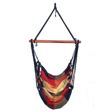 Imagem de Cadeira Rede Balanço De Teto Suspensa Várias Cores Cor:Colorida